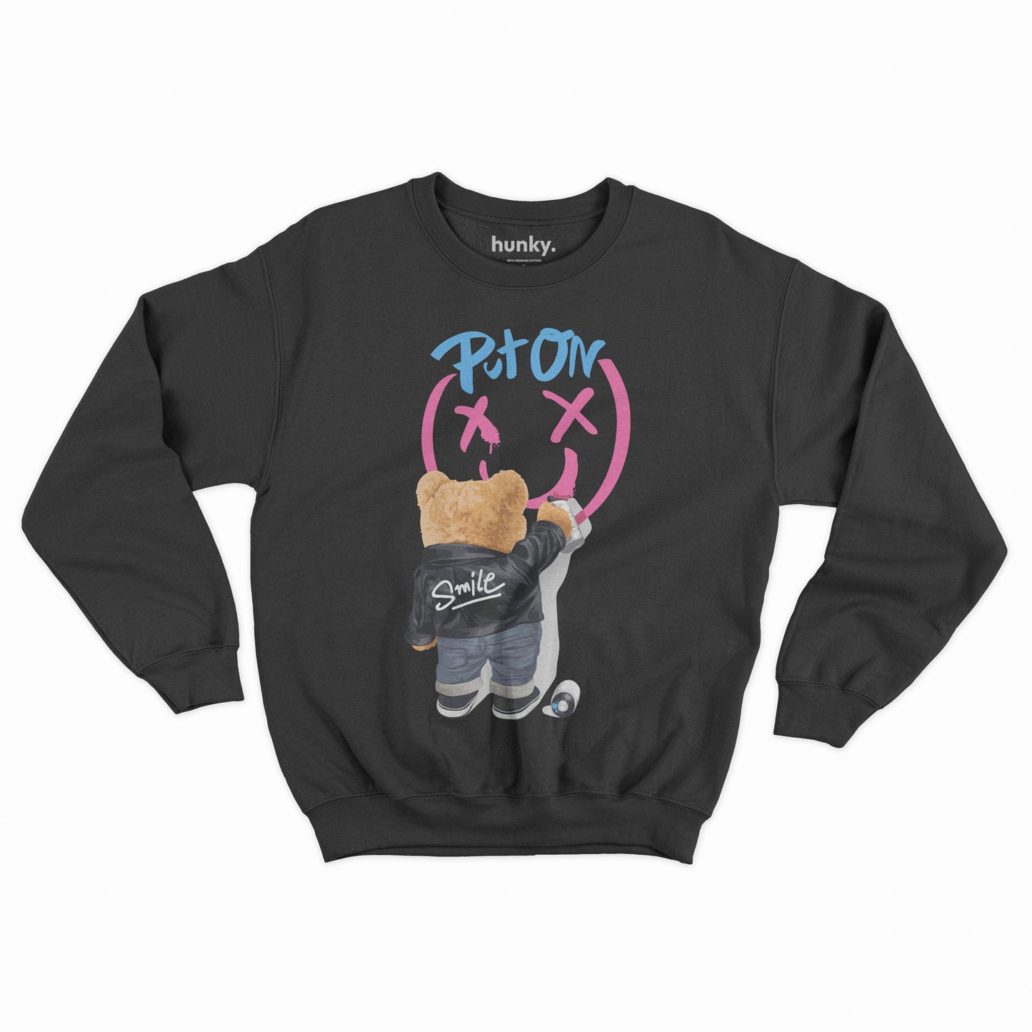 Put On A Smile Bear Sweatshirt