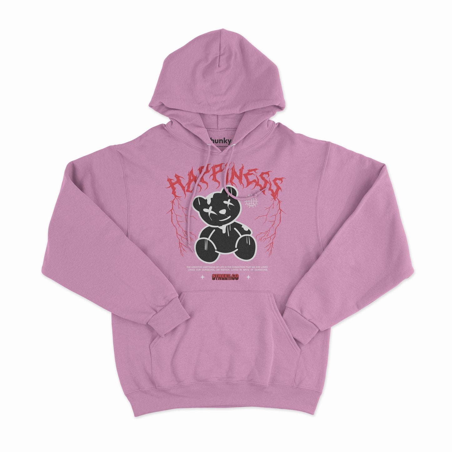 Electric Happiness Bear Hoodie