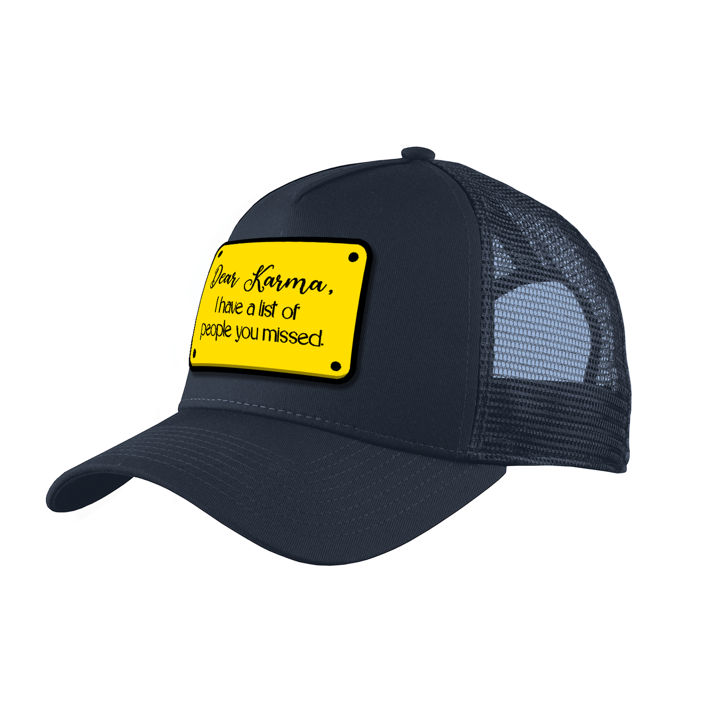 Trucker Hat with Karma Design