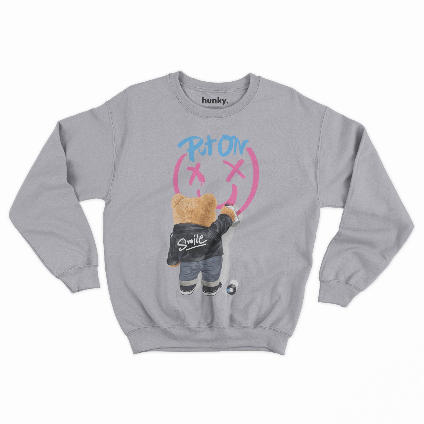 Put On A Smile Bear Sweatshirt