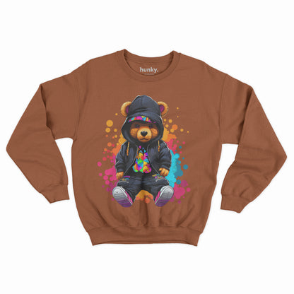 Hooded Bear Sweatshirt