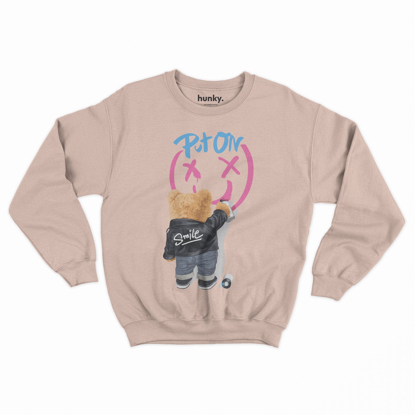 Put On A Smile Bear Sweatshirt