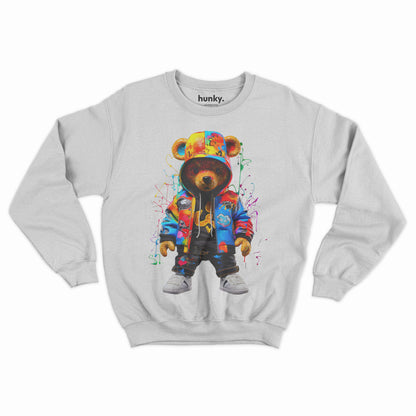 Cool Hooded Bear Sweatshirt