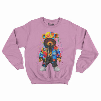 Cool Hooded Bear Sweatshirt