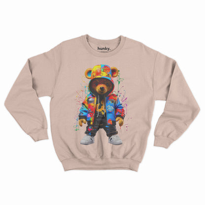 Cool Hooded Bear Sweatshirt