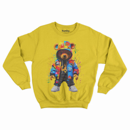 Cool Hooded Bear Sweatshirt