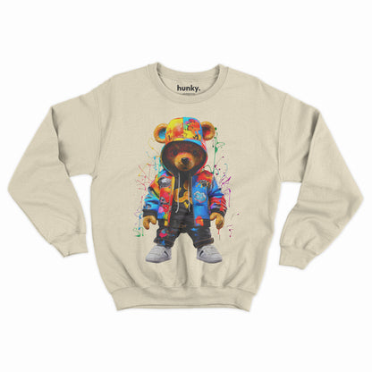 Cool Hooded Bear Sweatshirt