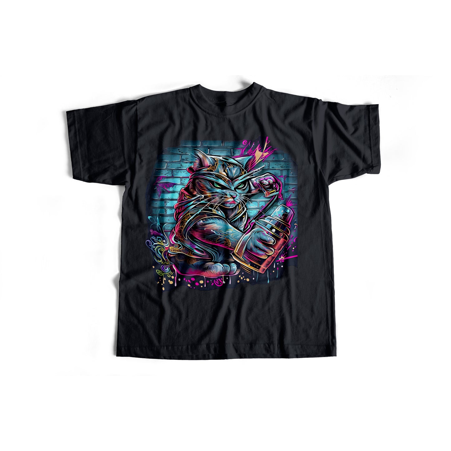 Graffiti Cat T-Shirt