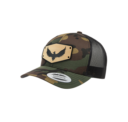 Trucker Hat with Eagle Design