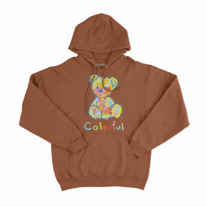 Colerful Bear Hoodie