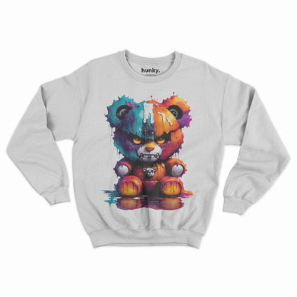 Angry Teddy Bear Sweatshirt