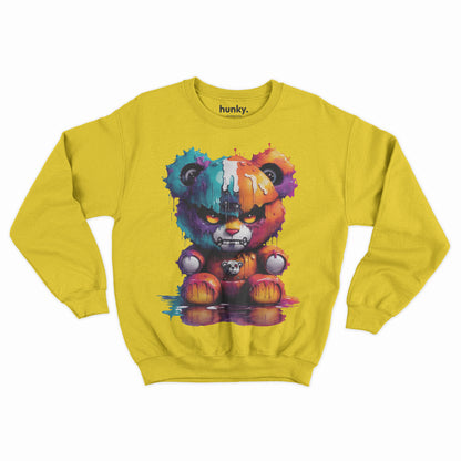 Angry Teddy Bear Sweatshirt