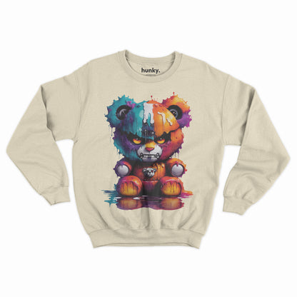 Angry Teddy Bear Sweatshirt