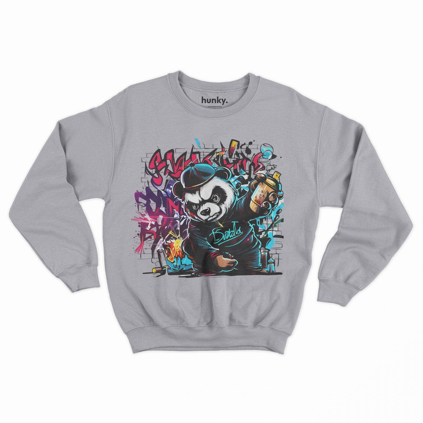 Graffiti Angry Panda Sweatshirt