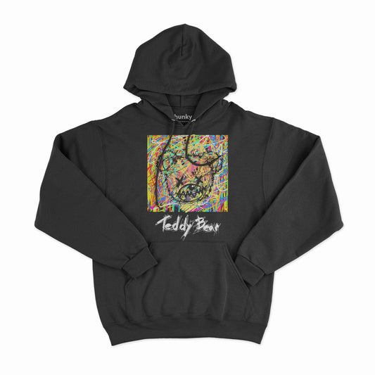 Crayons Teddy Bear Hoodie