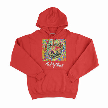 Crayons Teddy Bear Hoodie