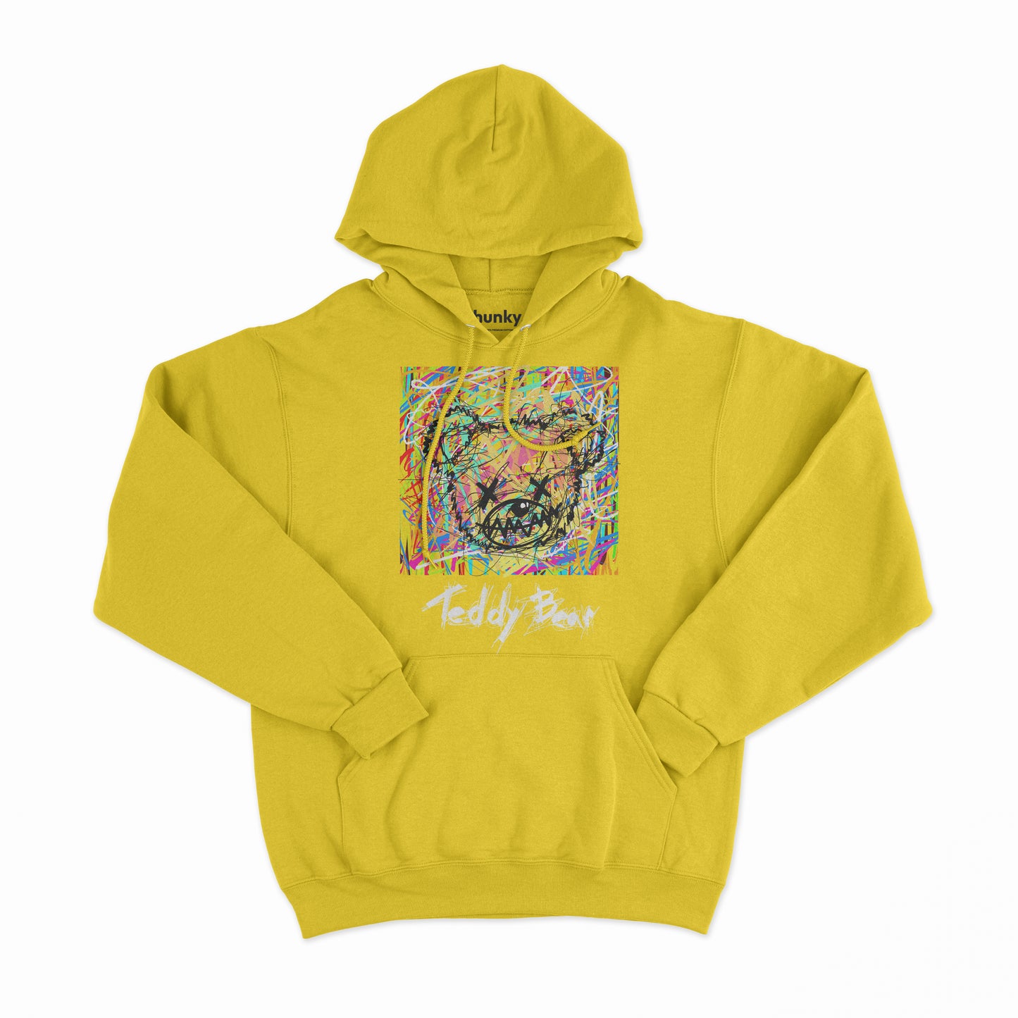 Crayons Teddy Bear Hoodie