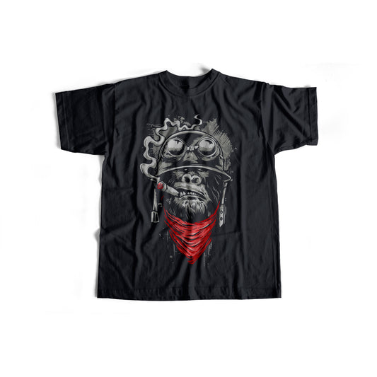 Biker Gorilla T-Shirt