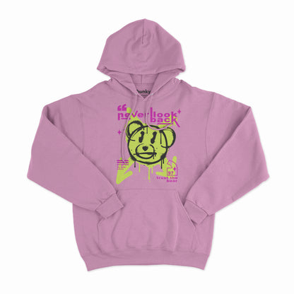 Never Look Back Bear Hoodie