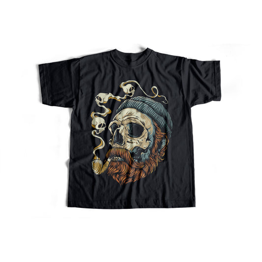 Smoking Skull T-Shirt