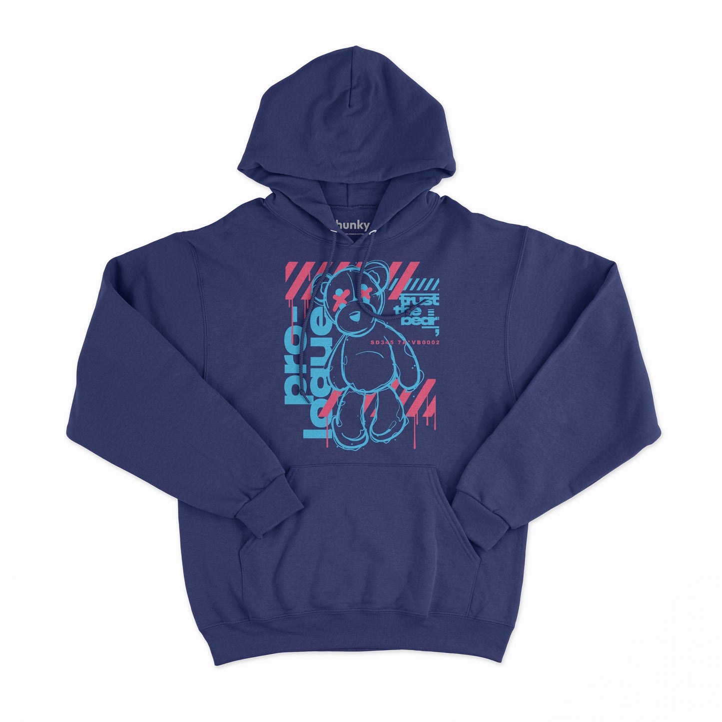 Blue Bear Hoodie