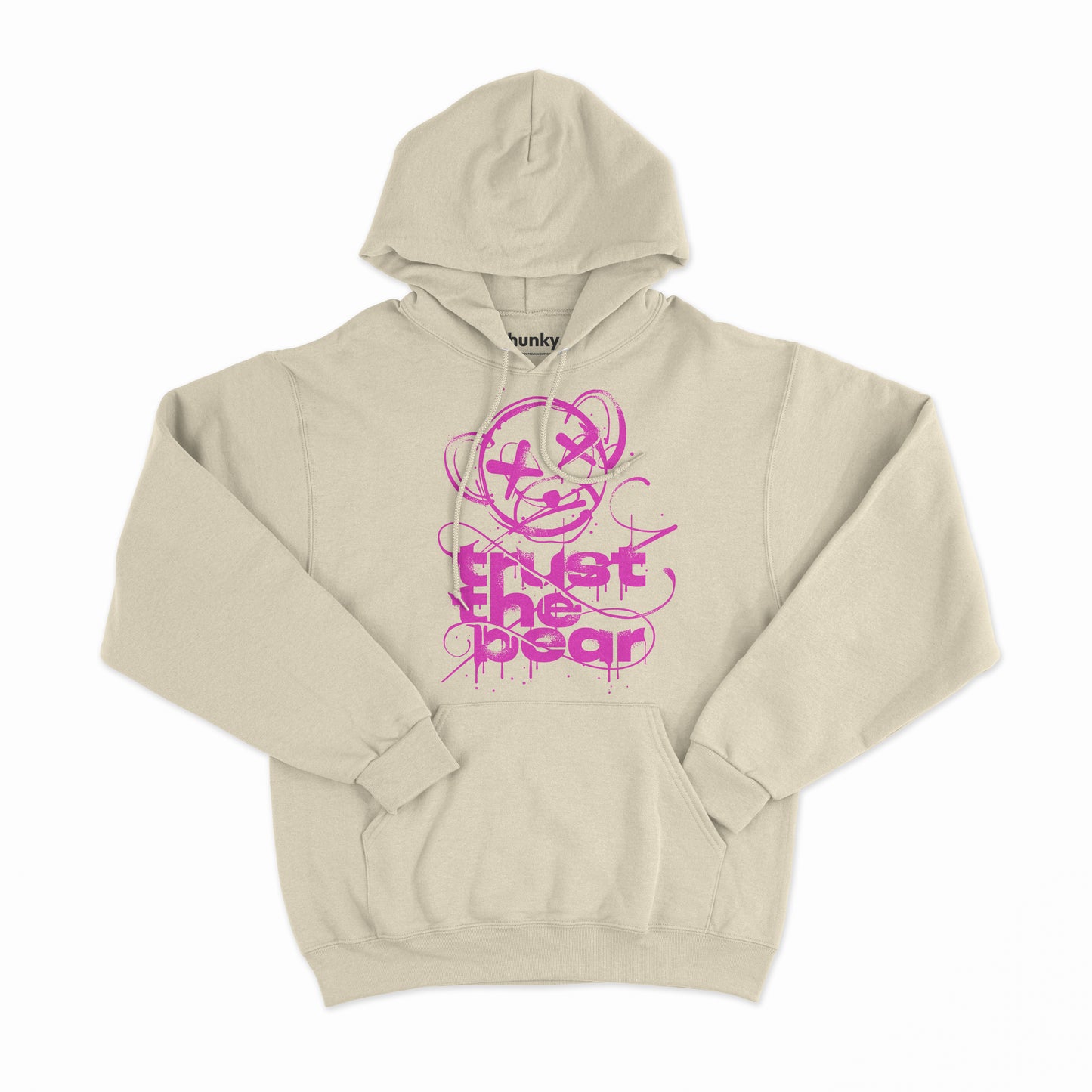 Pink Bear Hoodie