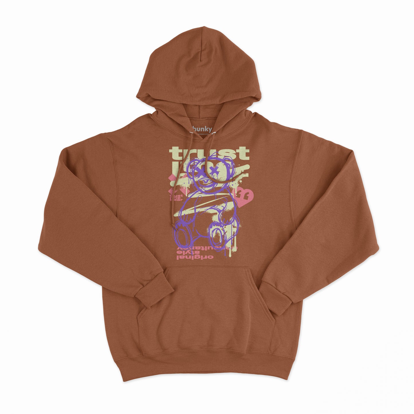 Purple Bear Hoodie