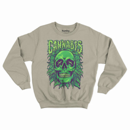 Green Skull Sweatshirt