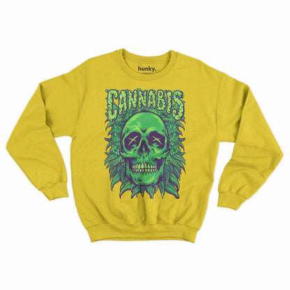 Green Skull Sweatshirt