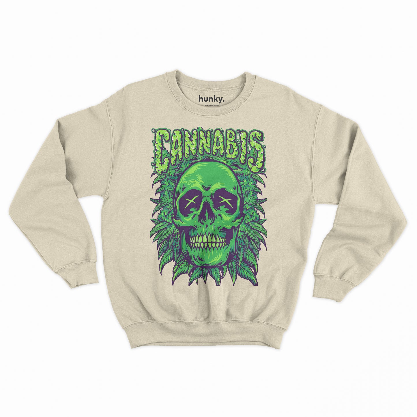 Green Skull Sweatshirt