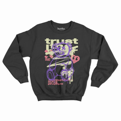 Purple Bear Sweatshirt