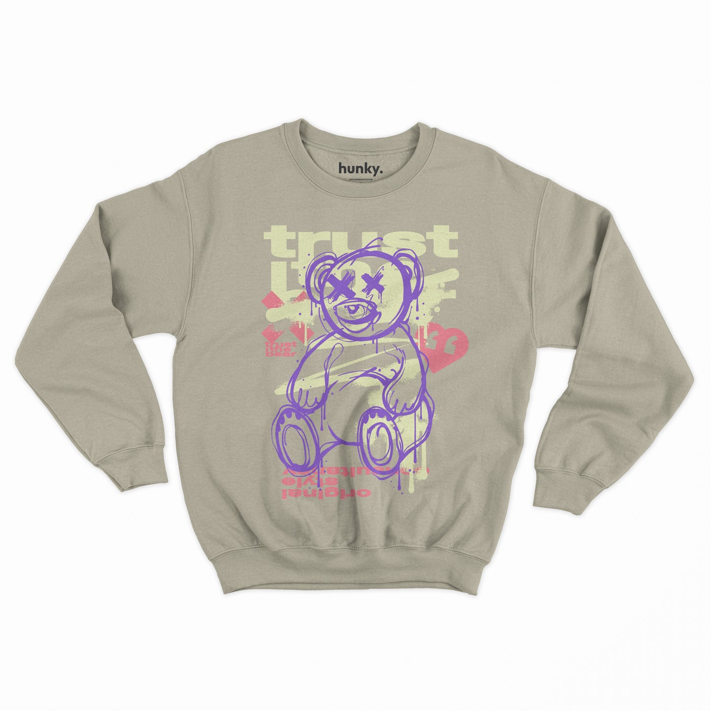 Purple Bear Sweatshirt