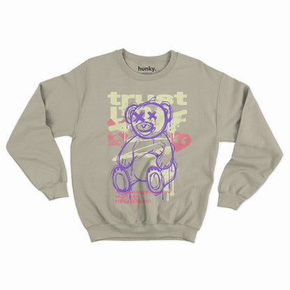 Purple Bear Sweatshirt