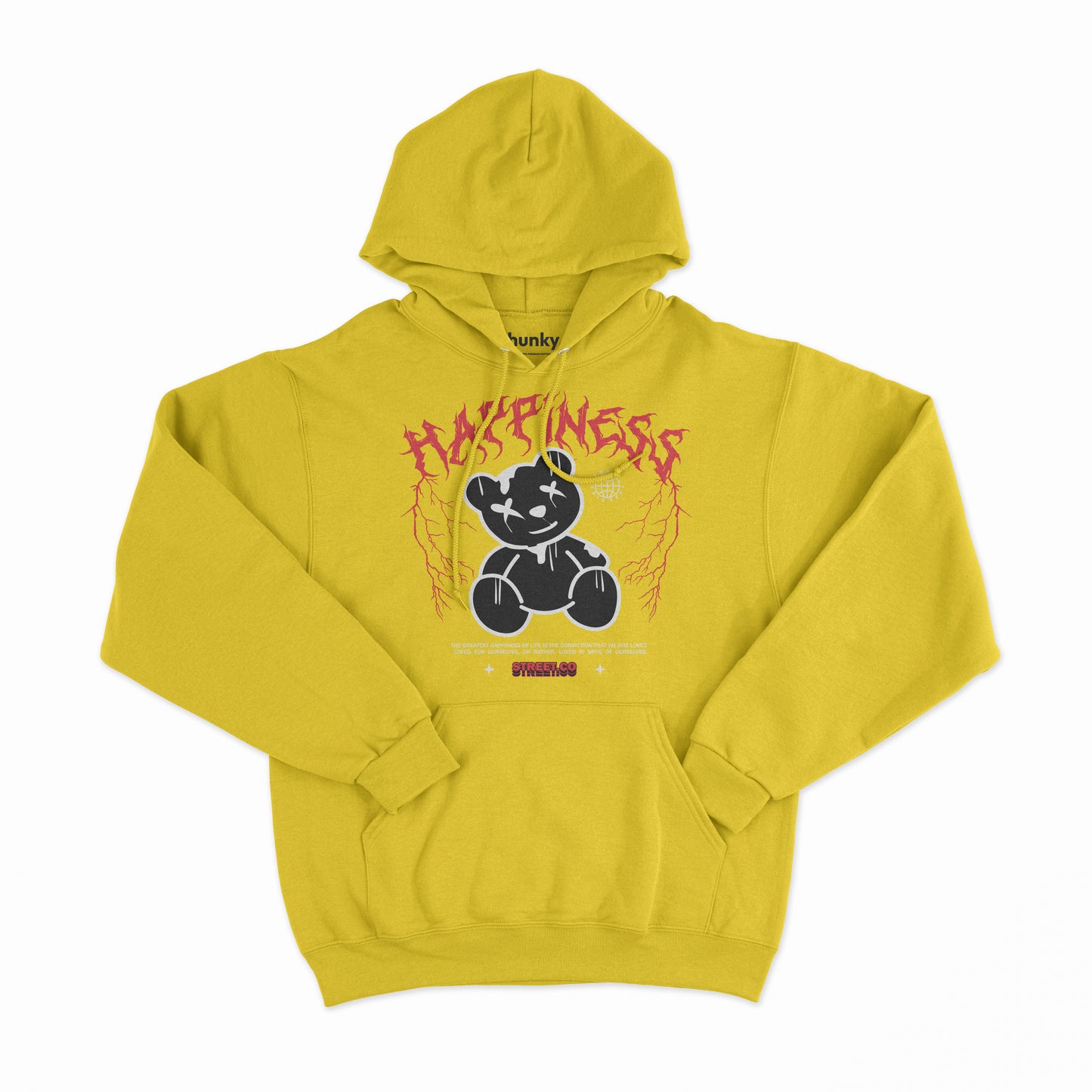 Electric Happiness Bear Hoodie