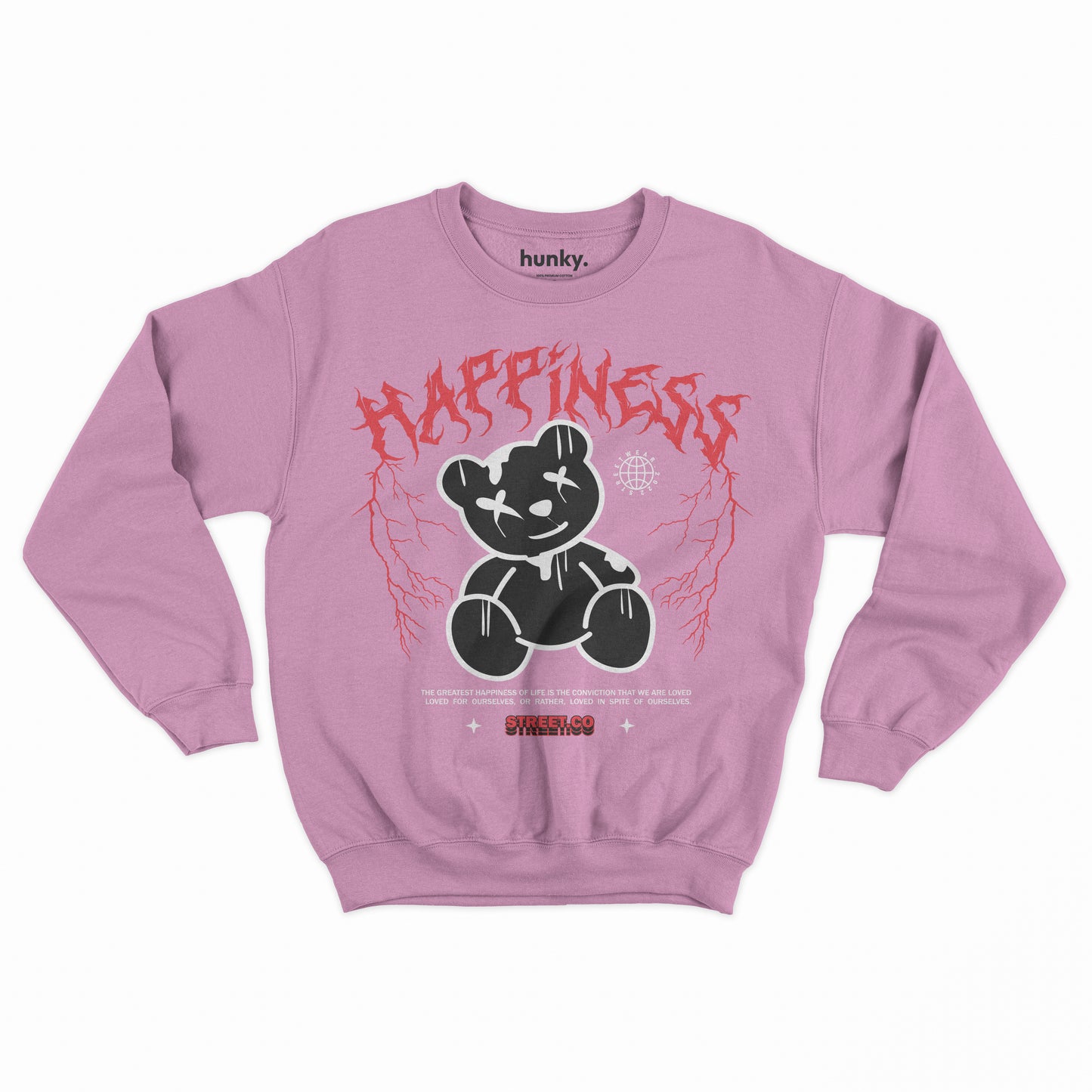 Electric Happiness Bear Sweartshirt