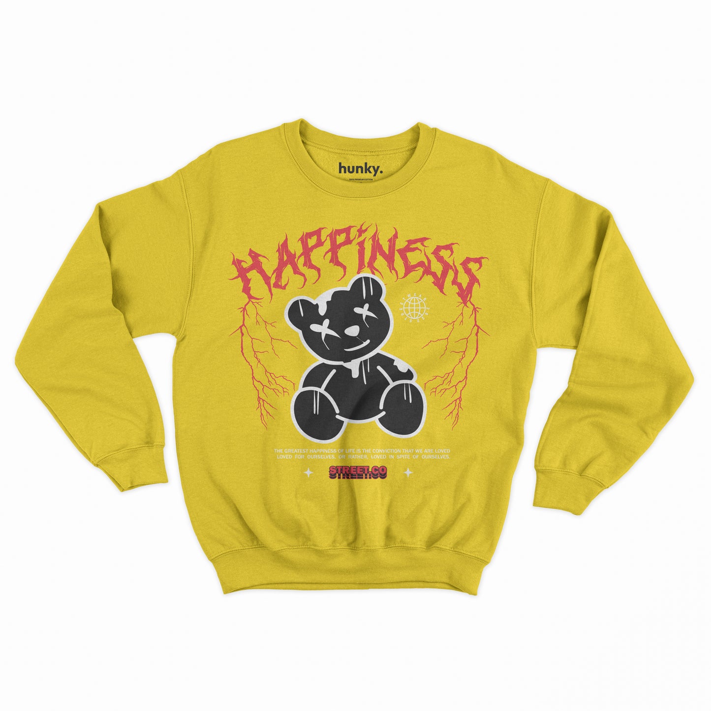 Electric Happiness Bear Sweartshirt