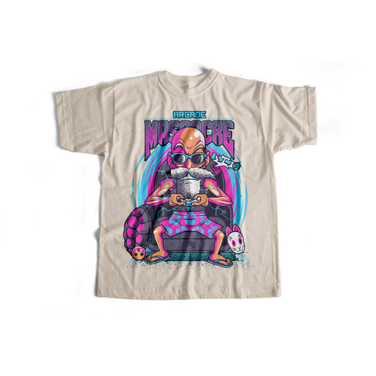 Dragon Ball, Roshi, Arcade Massacre T-Shirt