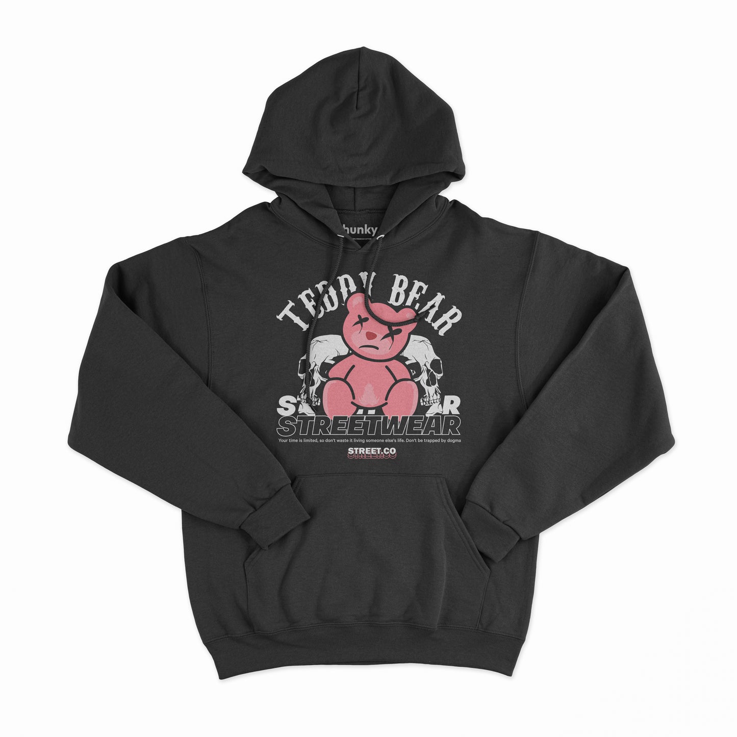 Street Teddy Bear Hoodie