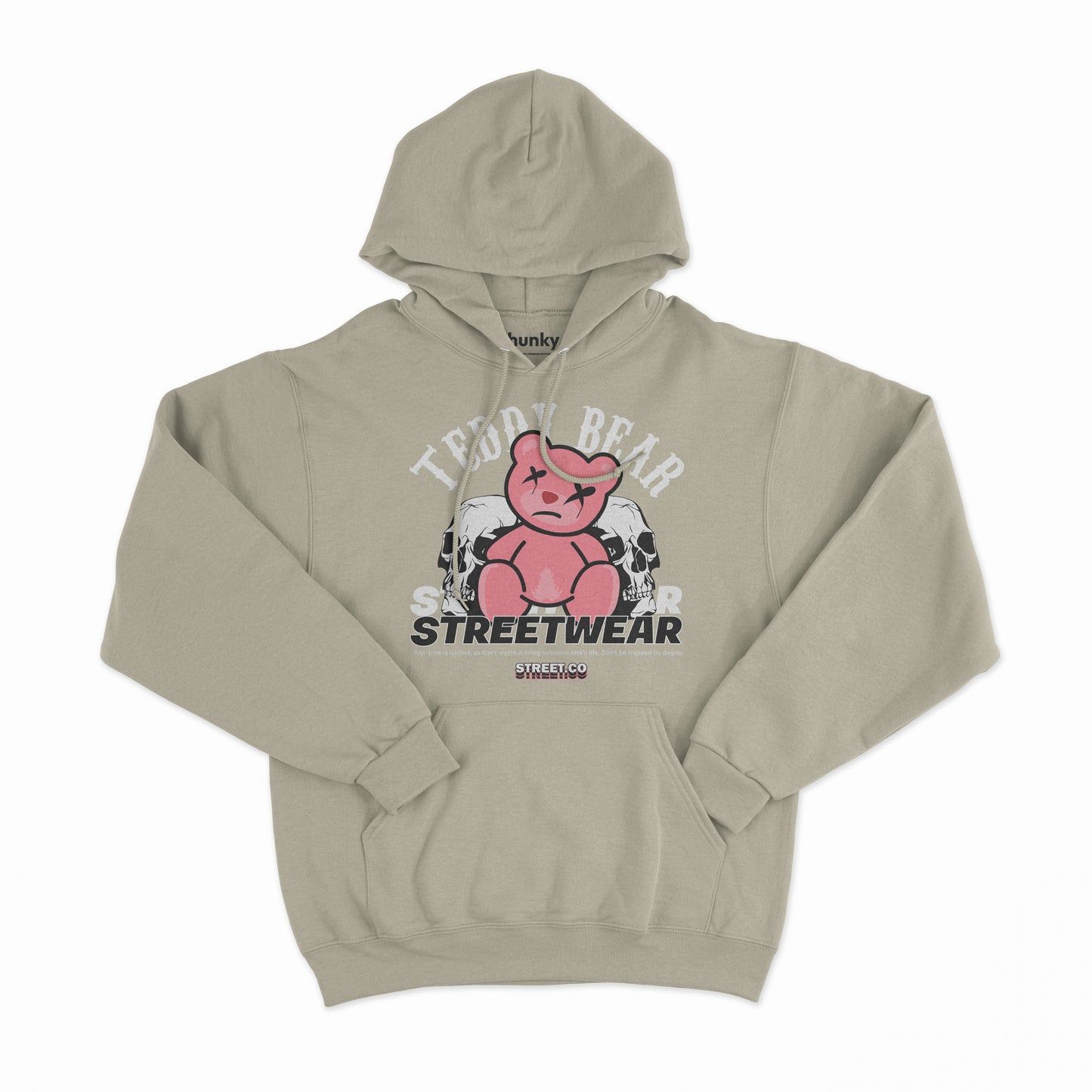 Street Teddy Bear Hoodie