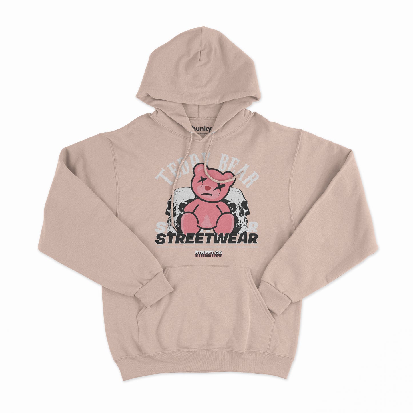 Street Teddy Bear Hoodie