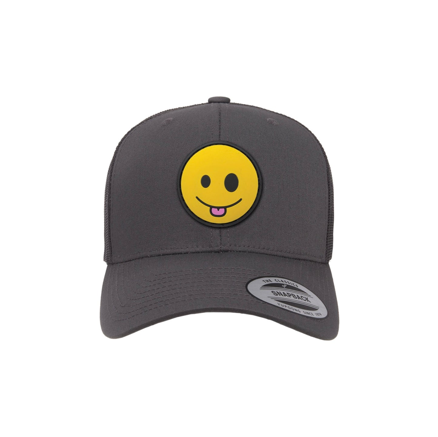 Happy Face PVC Patch Hat