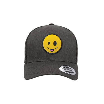 Happy Face PVC Patch Hat