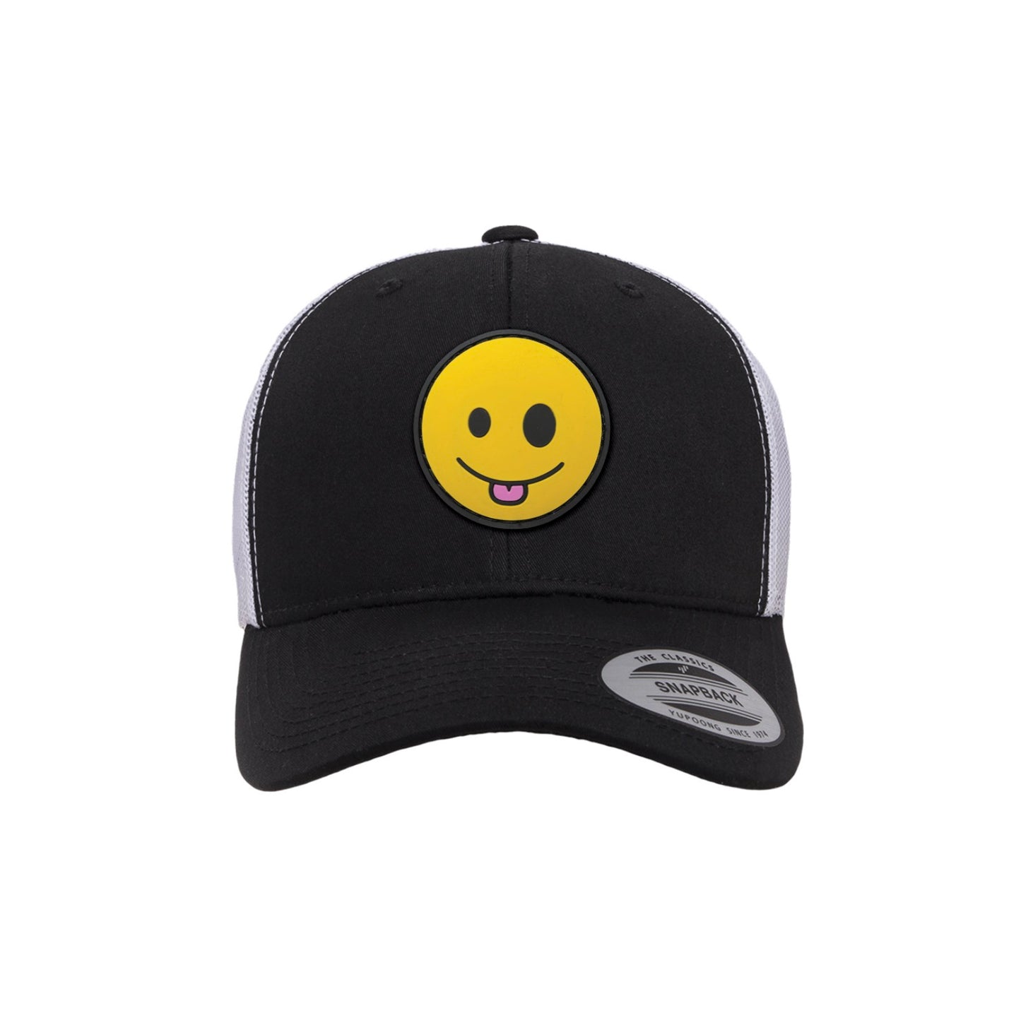 Happy Face PVC Patch Hat