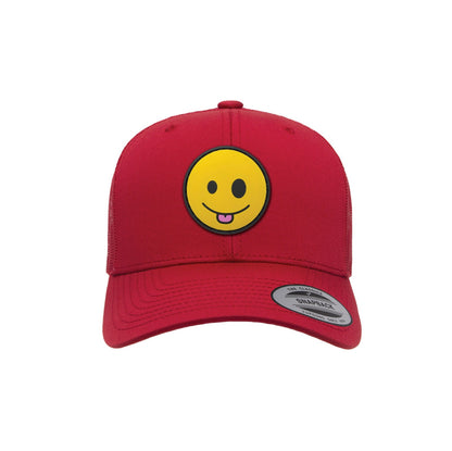 Happy Face PVC Patch Hat