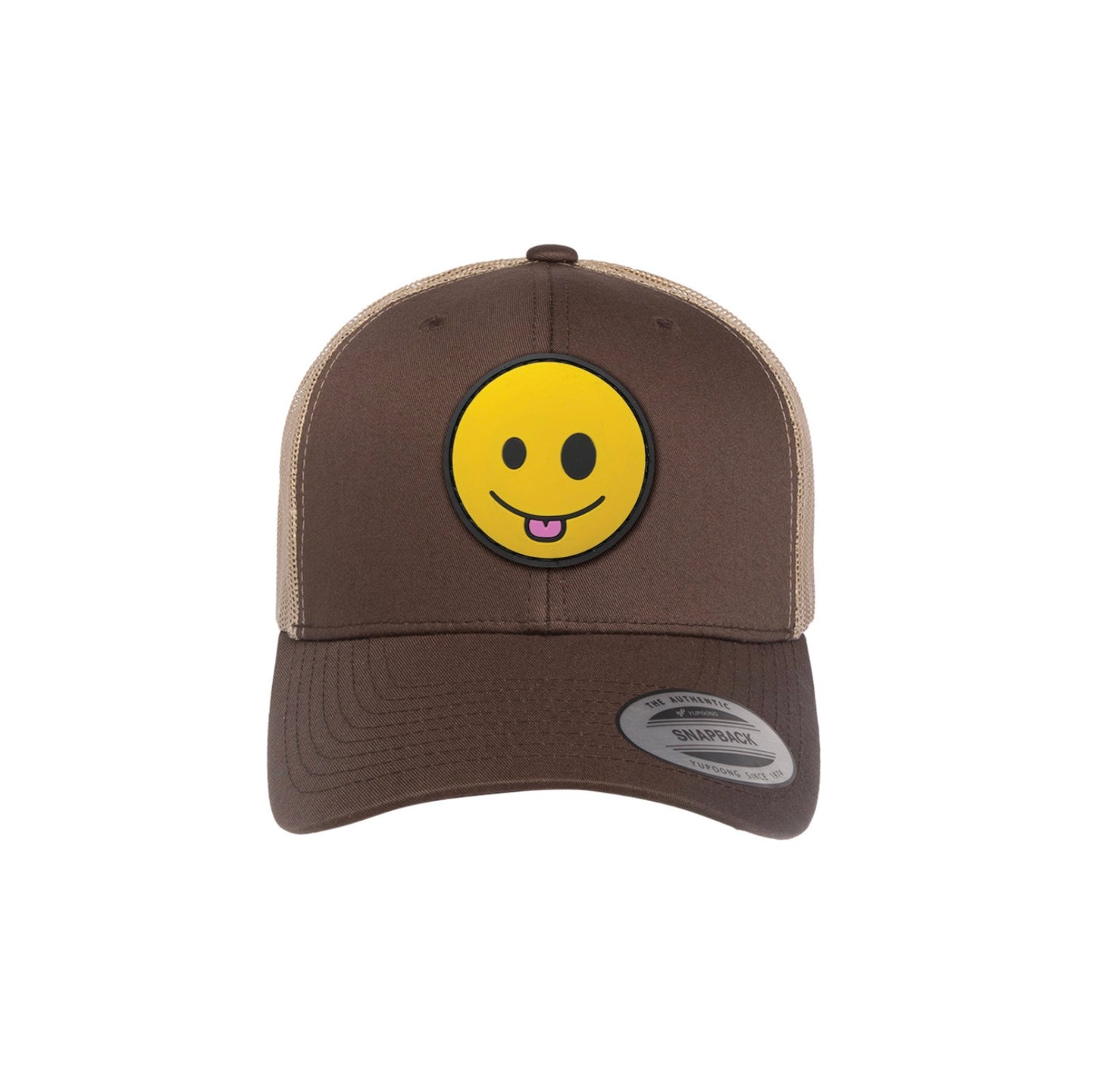 Happy Face PVC Patch Hat