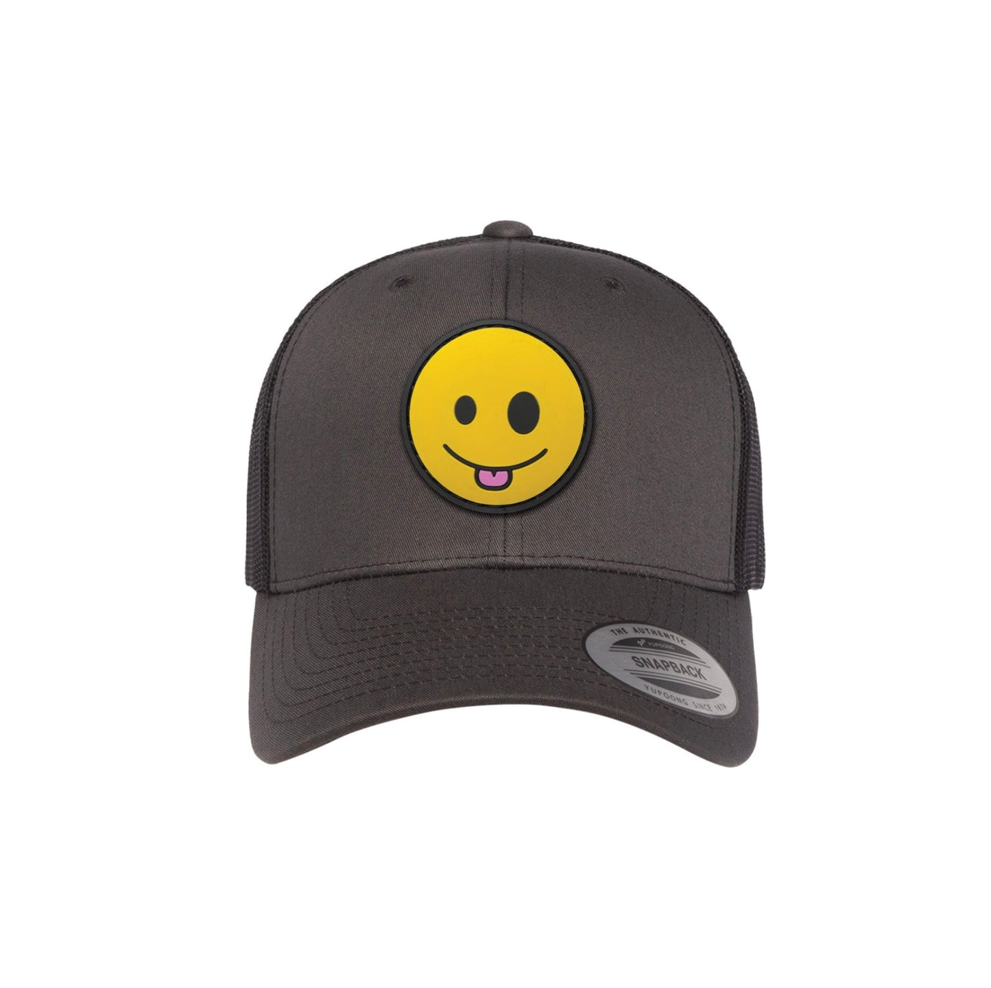 Happy Face PVC Patch Hat