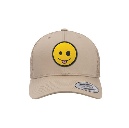 Happy Face PVC Patch Hat