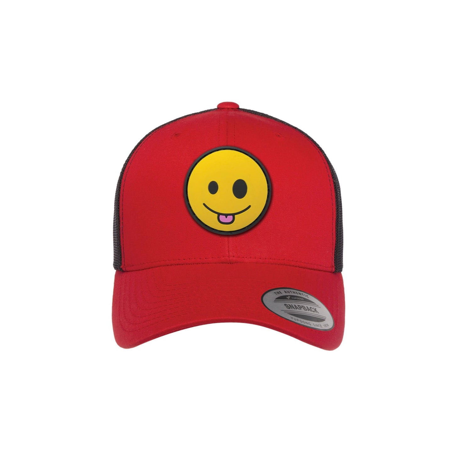 Happy Face PVC Patch Hat