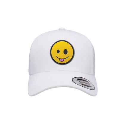 Happy Face PVC Patch Hat